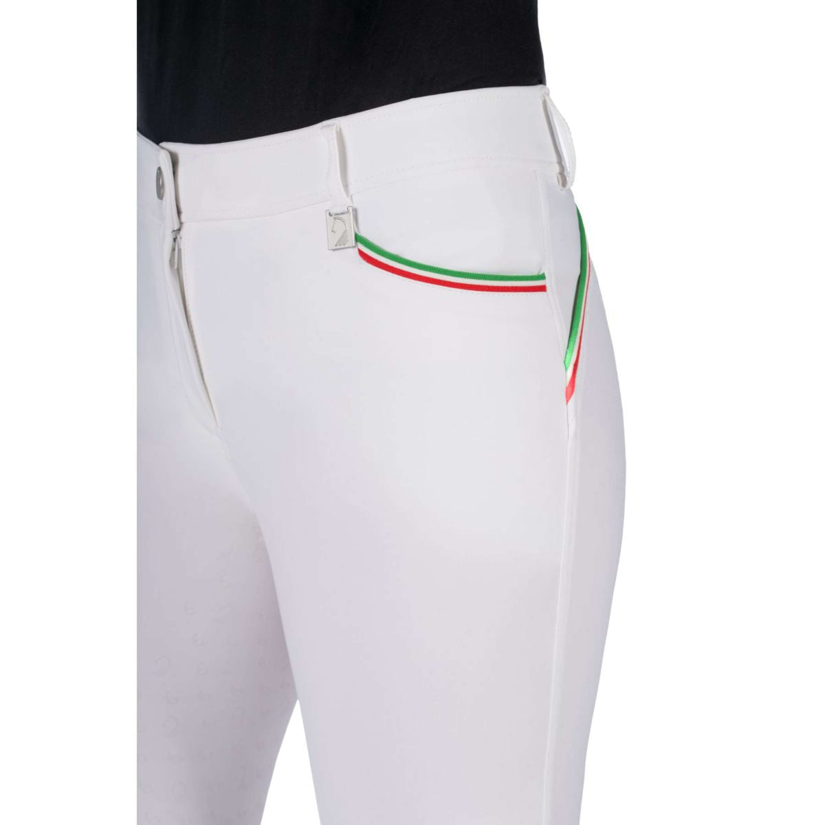 HKM Breeches Livigno Sportive Full Grip White