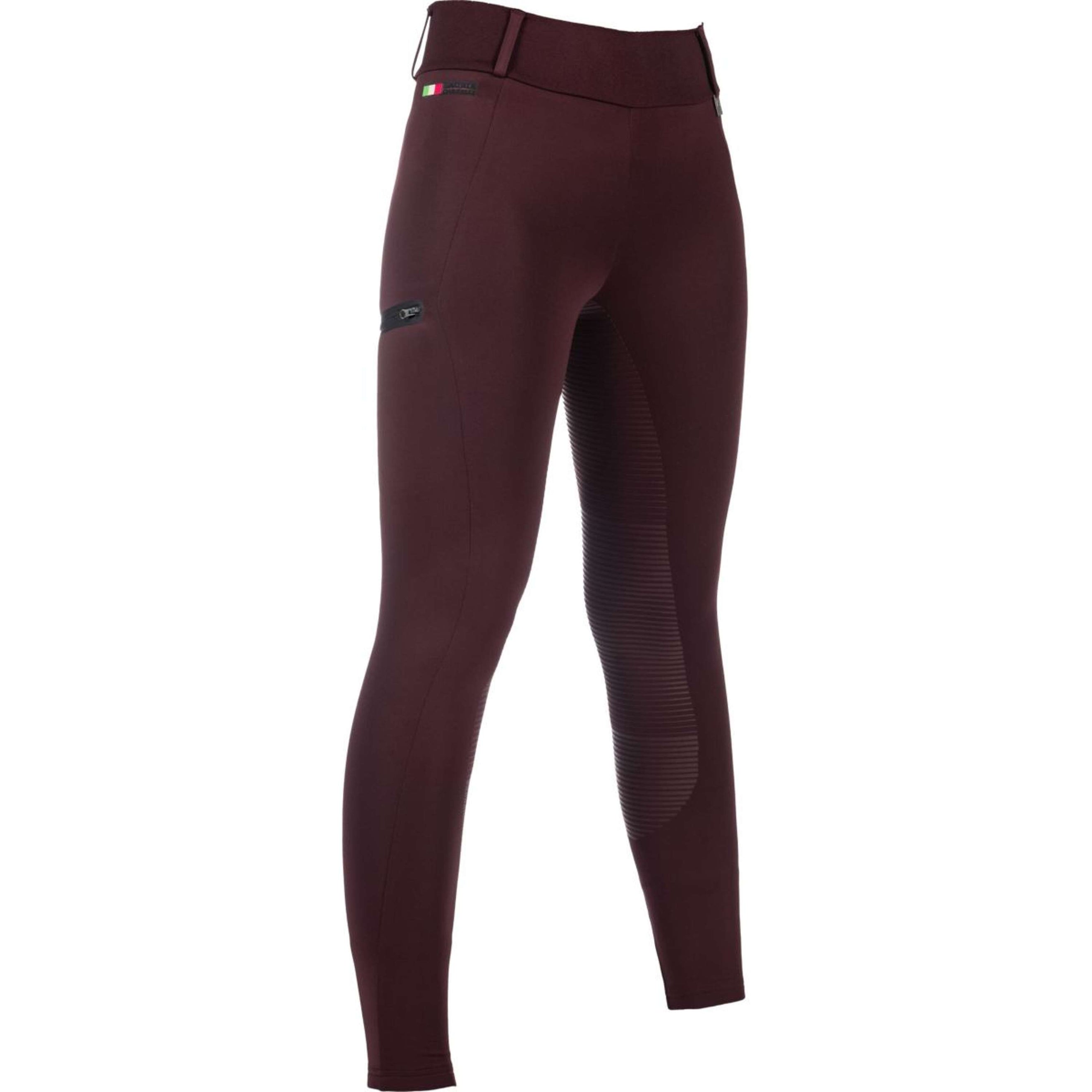 HKM Riding Legging Livigno Full Grip Bordeaux