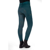 HKM Riding Legging Livigno Full Grip Dark Green