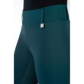 HKM Riding Legging Livigno Full Grip Dark Green