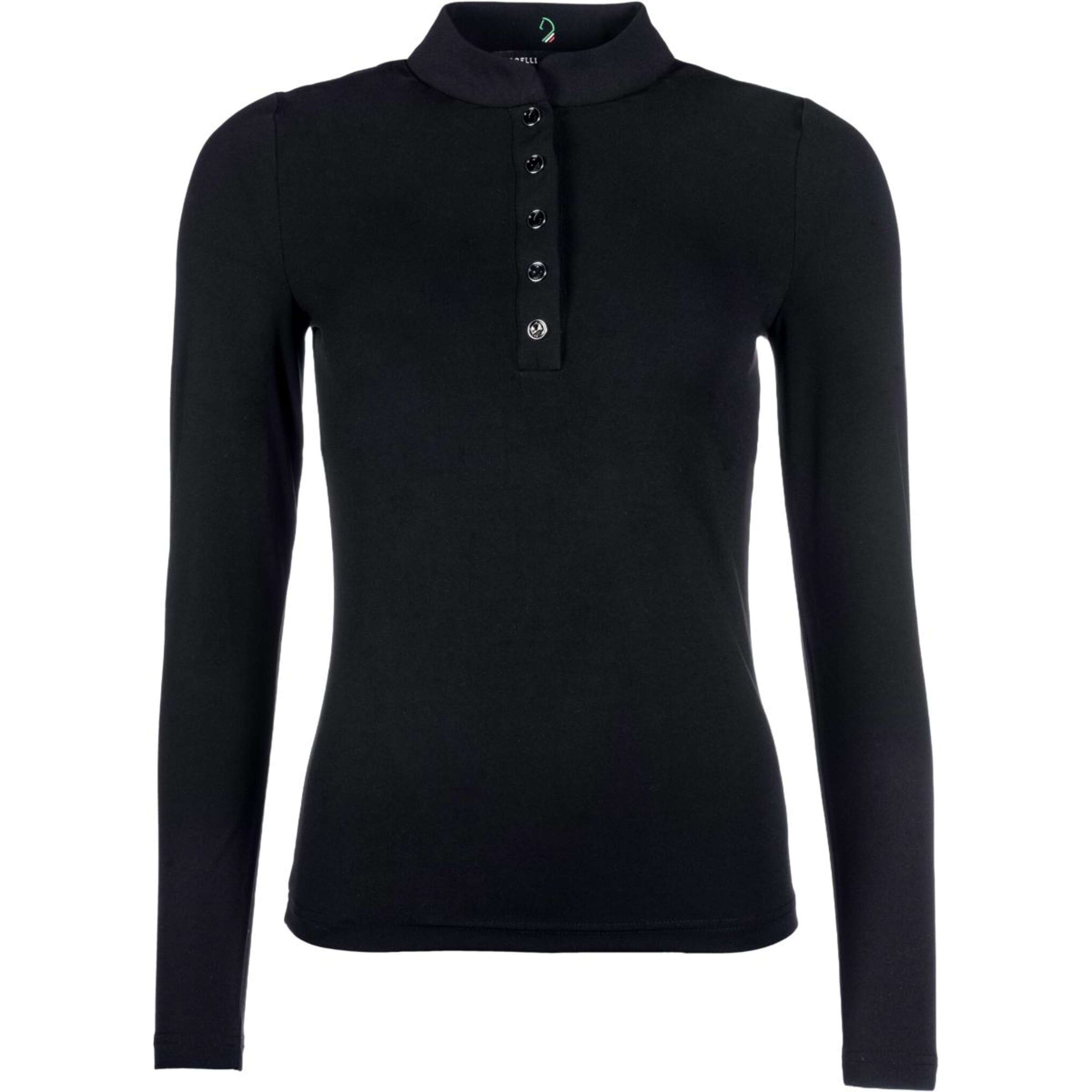 HKM Shirt Livigno Long Sleeves Black