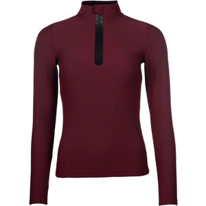 HKM Shirt Livigno Lauria Garelli Ribbed Long Sleeves Bordeaux