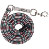 HKM Lead Rope Livigno Lauria Garelli with a Carabiner Stone Grey