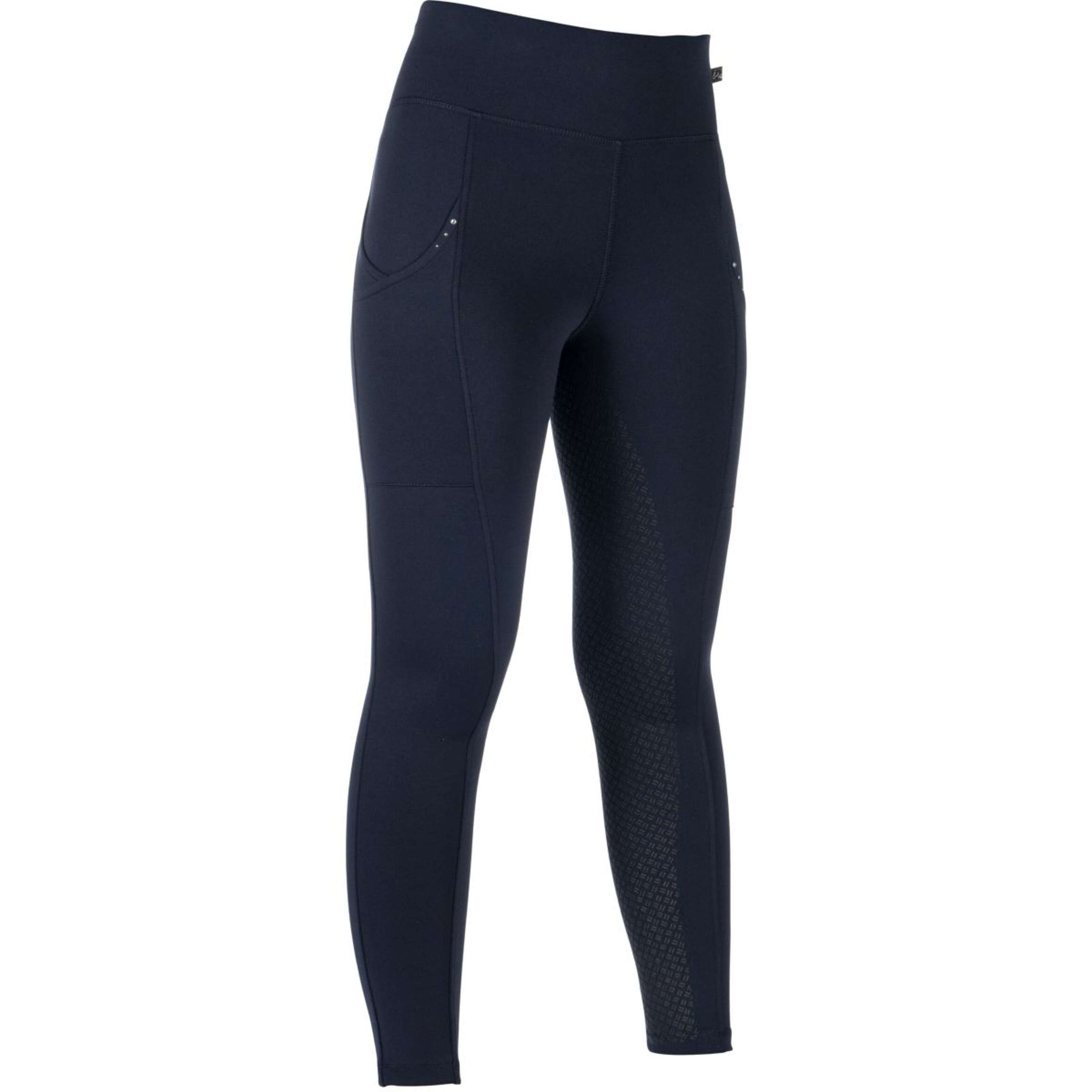 HKM Riding Legging Cosy II Full Grip Darkblue