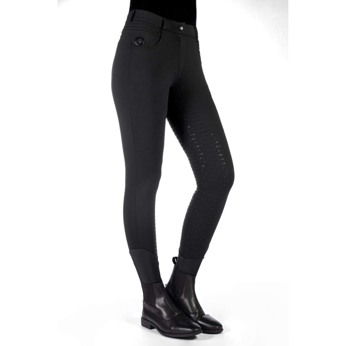 HKM Breeches Comfort Full Grip Black