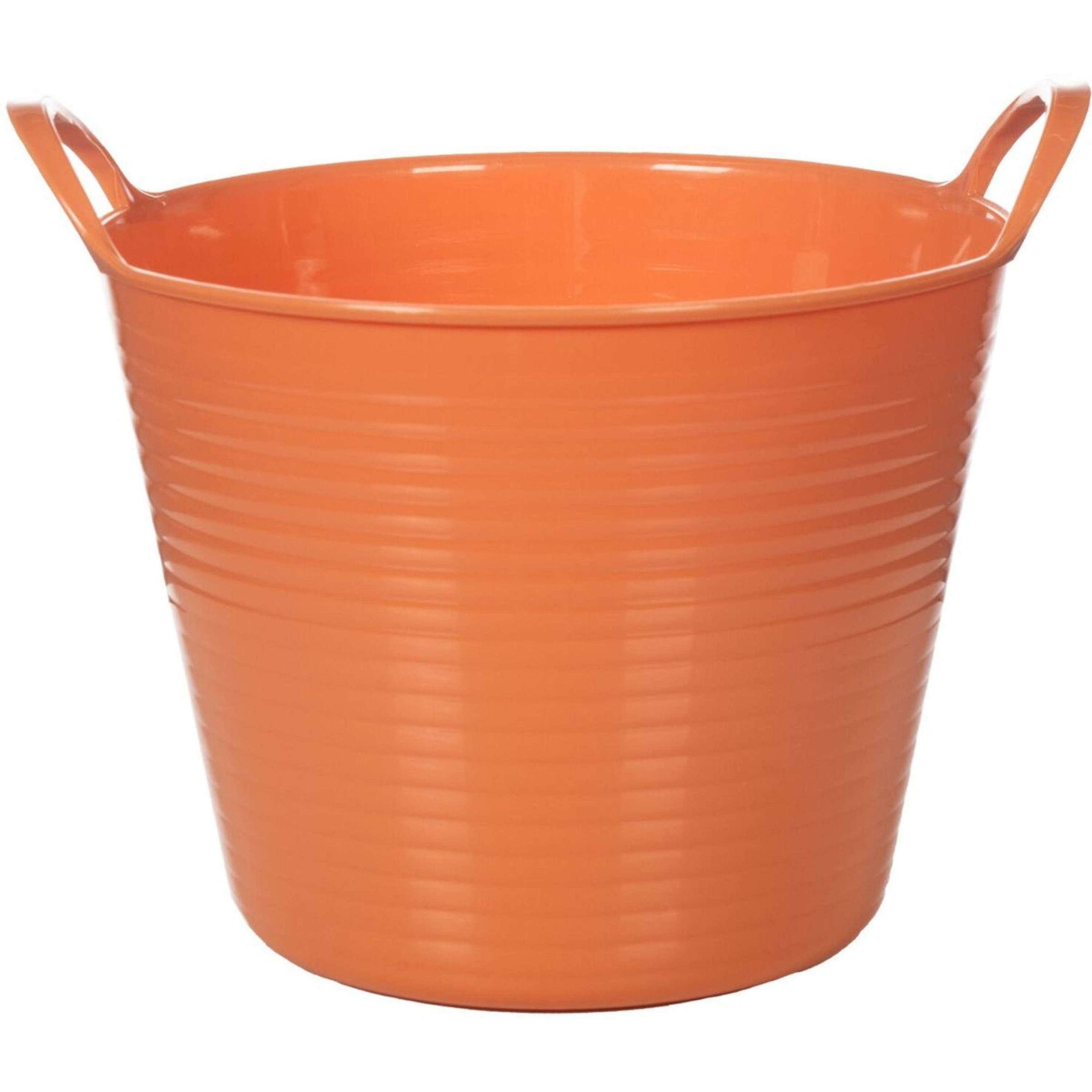 HKM Food Bucket Hobby Horsing Orange