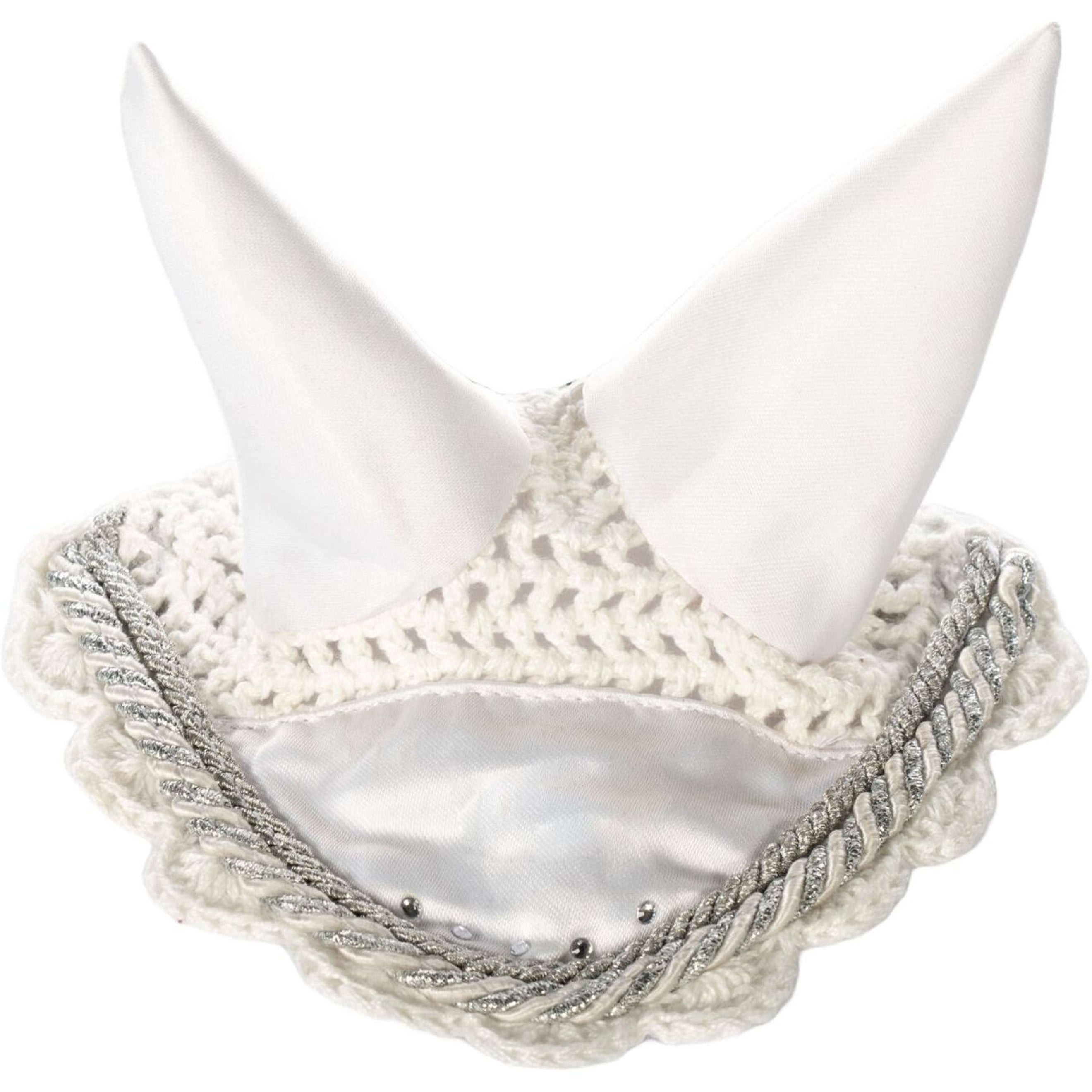 HKM Ear Bonnet Hobby Horsing White