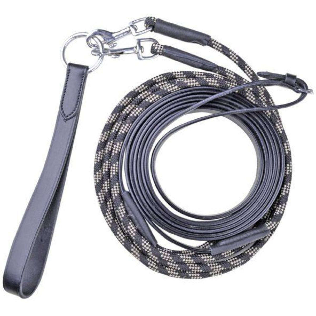 HKM Draw Reins Black