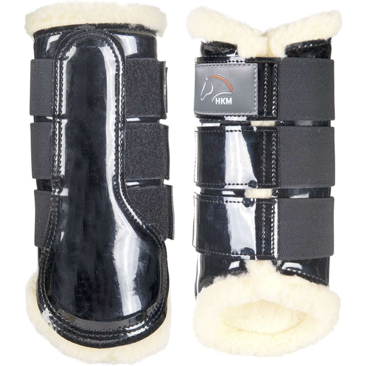 HKM Dressageboots Comfort Lacquer Black