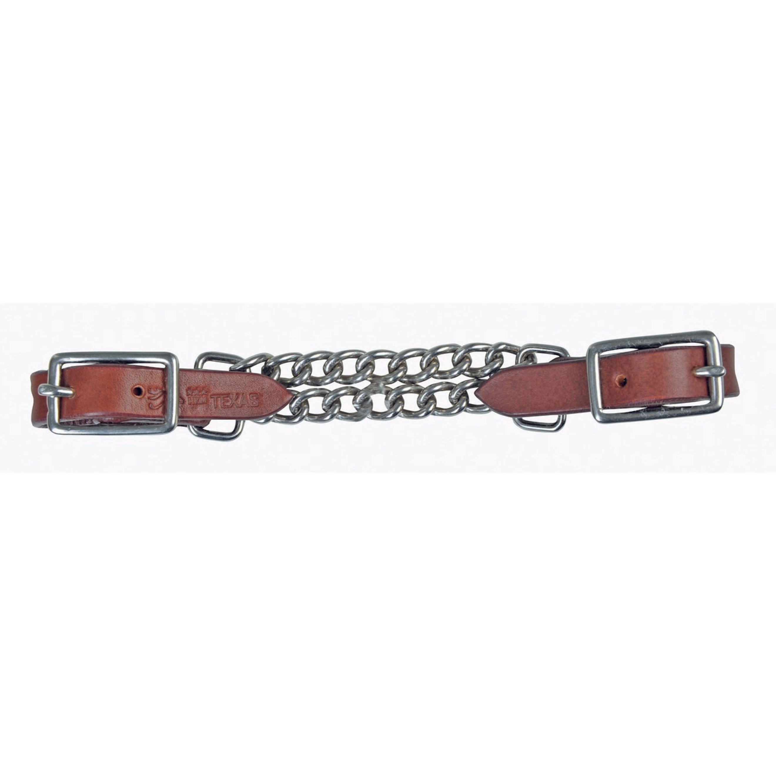 HKM Western Curb Chain Double Darkbrown