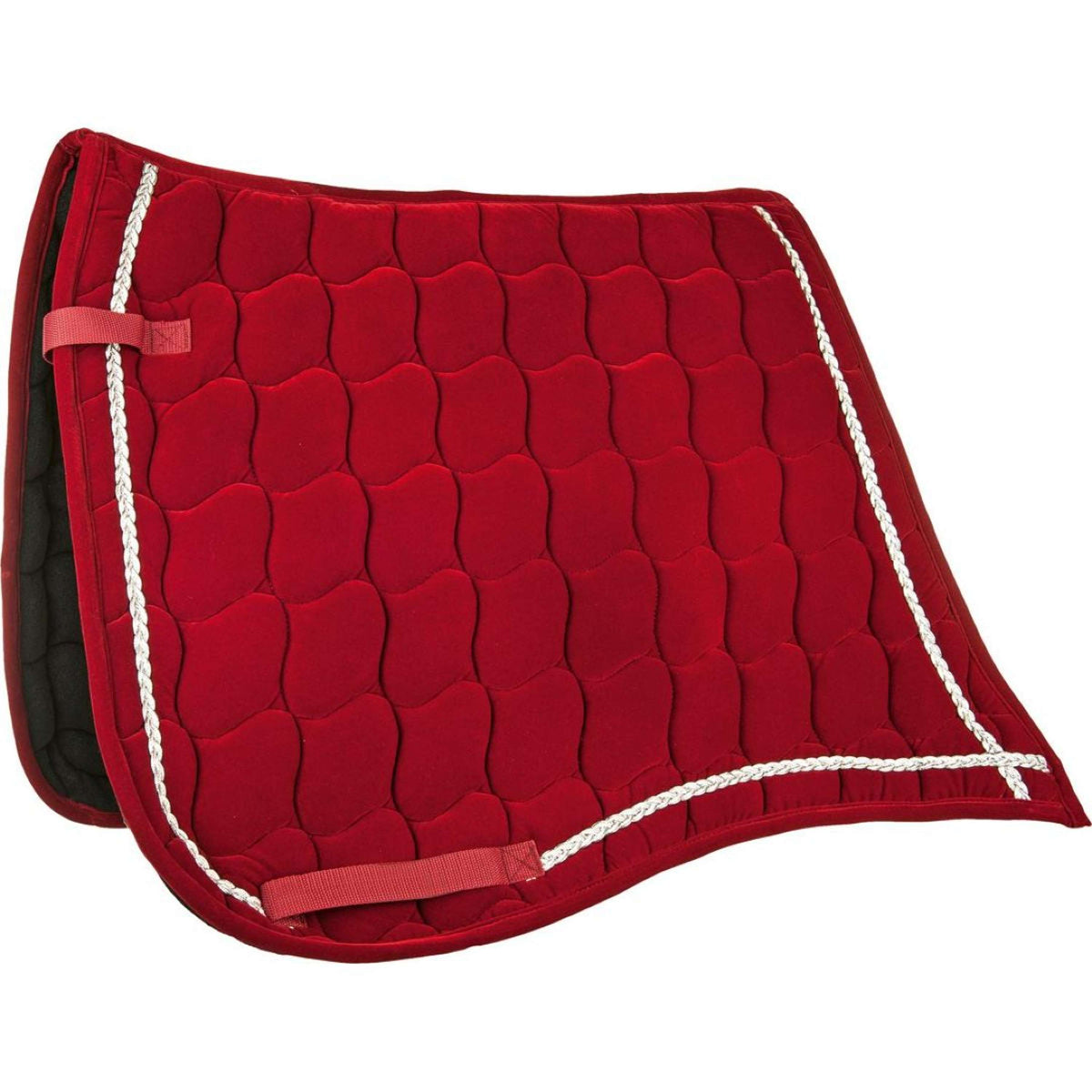 HKM Velvet Saddlepad Antique GP WineRed