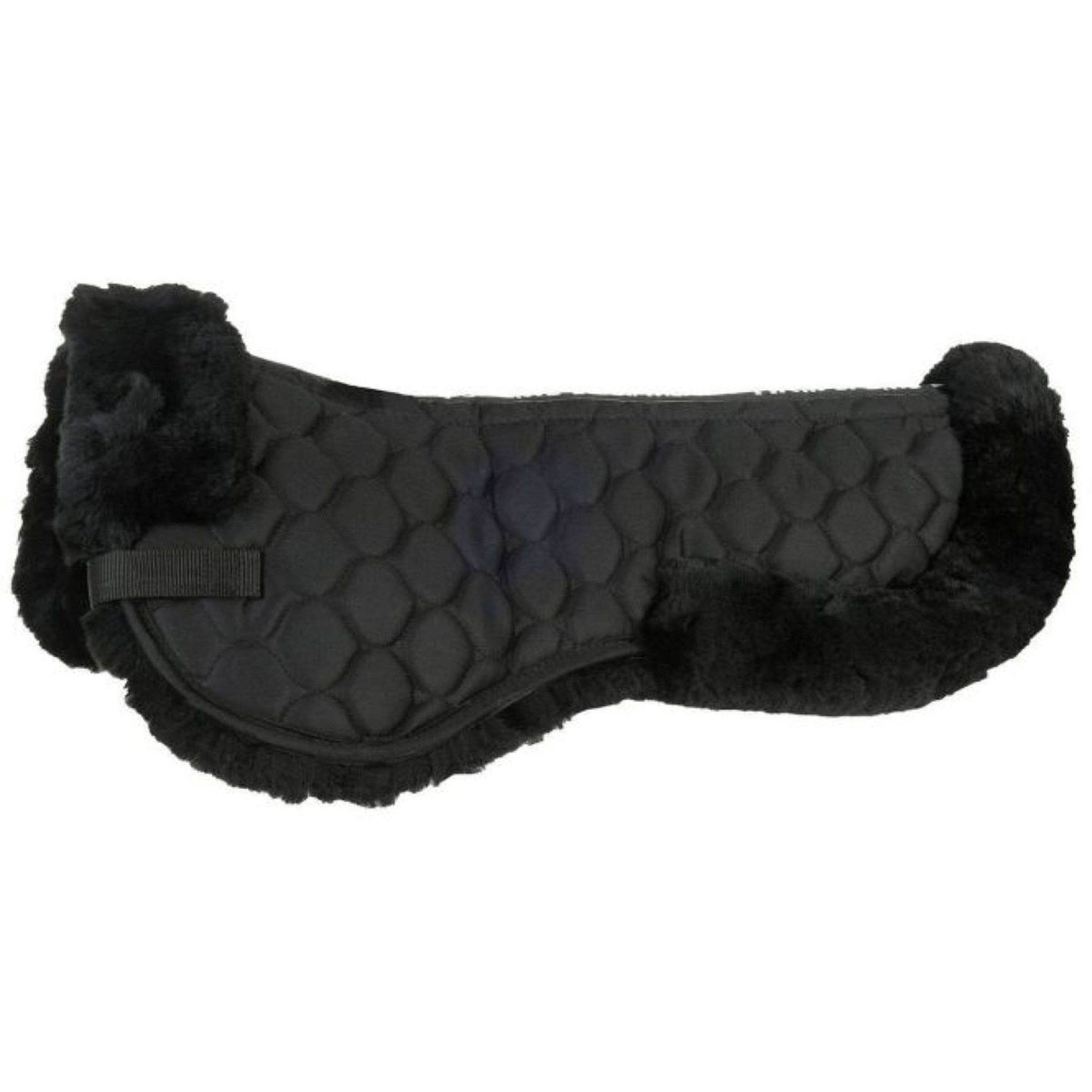 HKM Pony Lambswool Saddle Pad Black