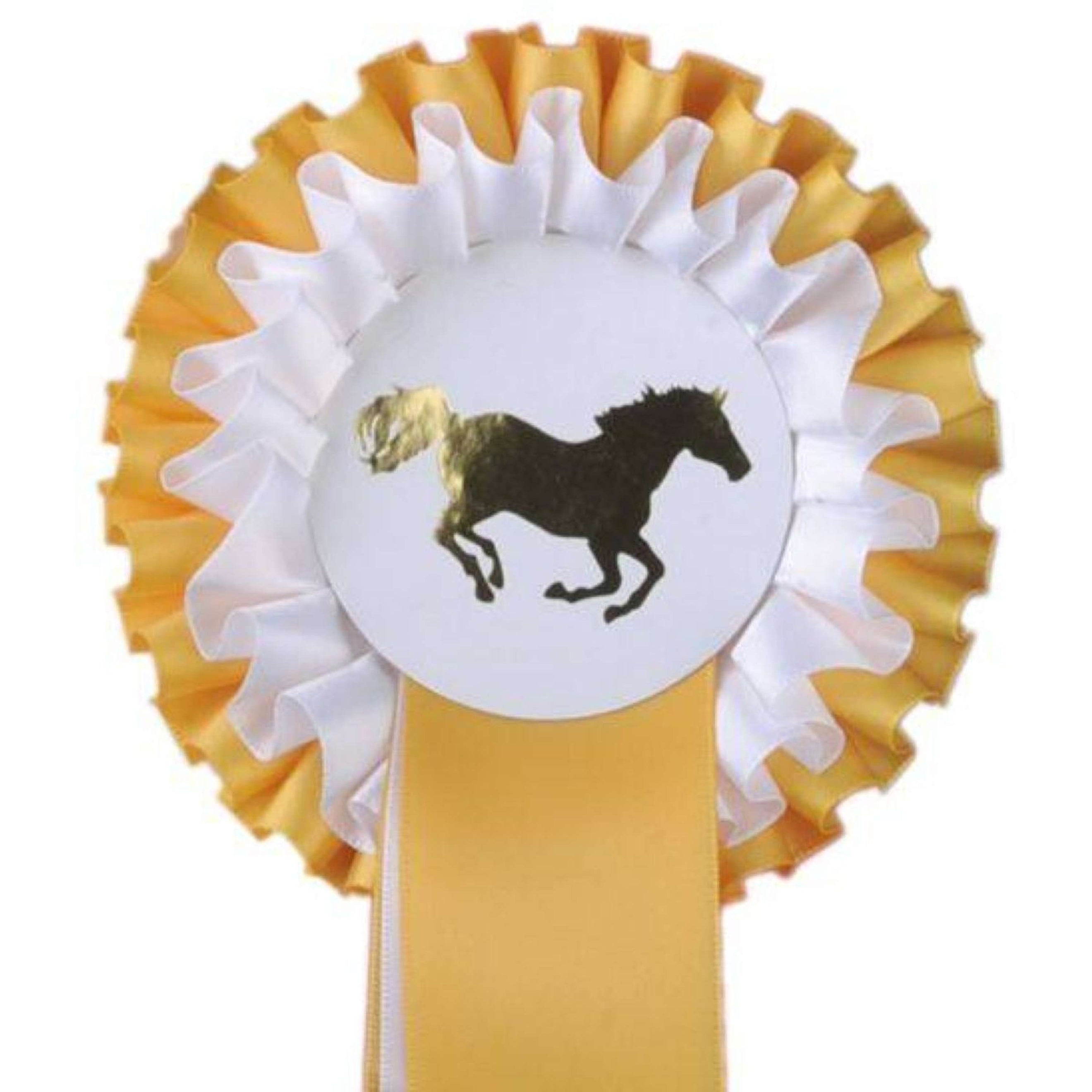 HKM Rosette 2 Layers gold/white HKM Rosette 2 Layers gold/white