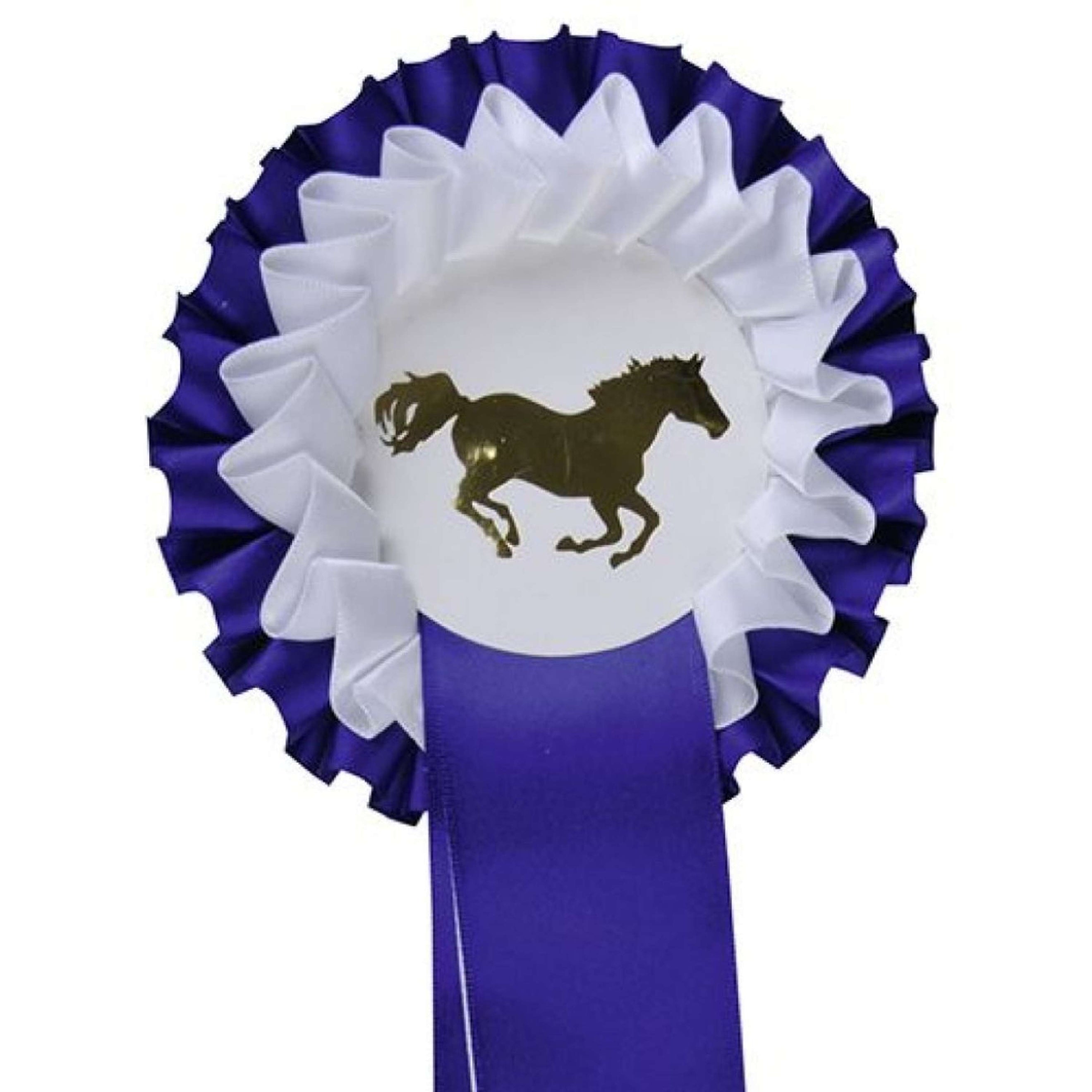 HKM Rosette 2 Layers Blue / White HKM Rosette 2 Layers Blue / White