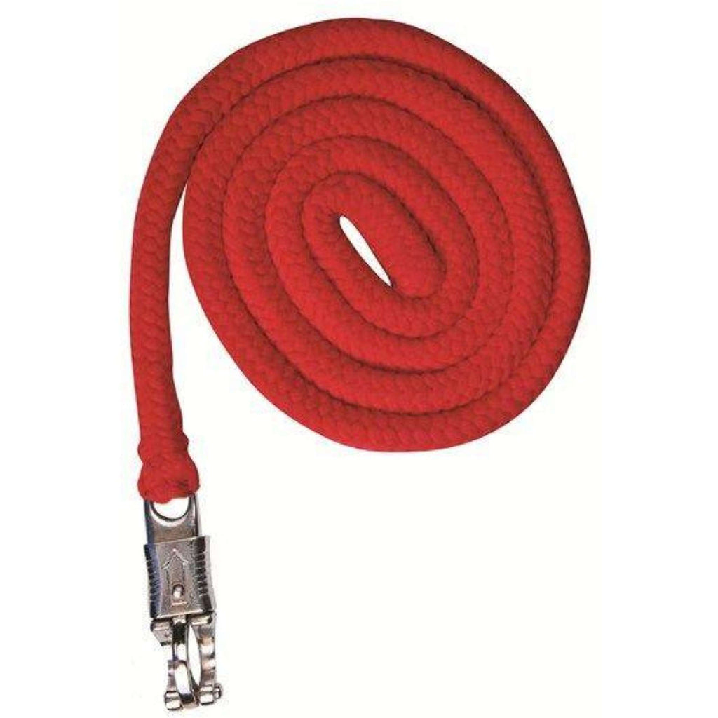 HKM Lead Rope Stars With Panic Hooks Red