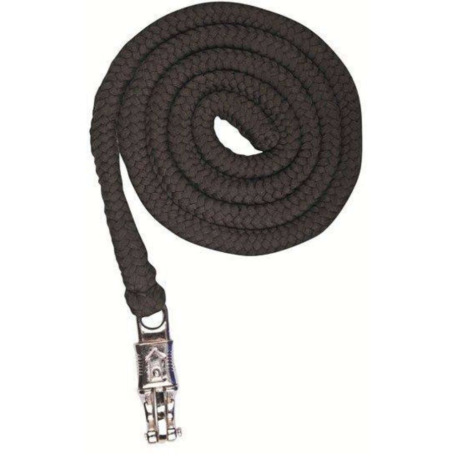 HKM Lead Rope Stars With Panic Hooks Black