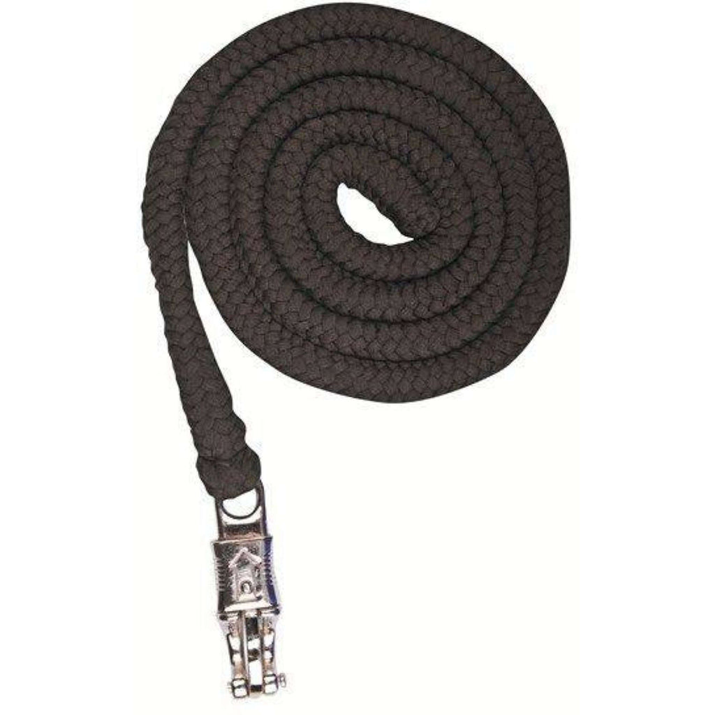 HKM Lead Rope Stars With Panic Hooks Black