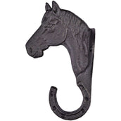 HKM Cast Iron Horsehead Bridle Hook