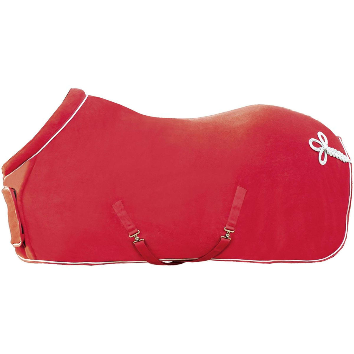 HKM Fleece Rug Collar Red