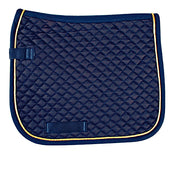 HKM Saddlepad Dressage Blue/Gold