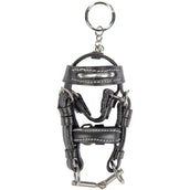 HKM Keychain Mini Bridle Black/Silver