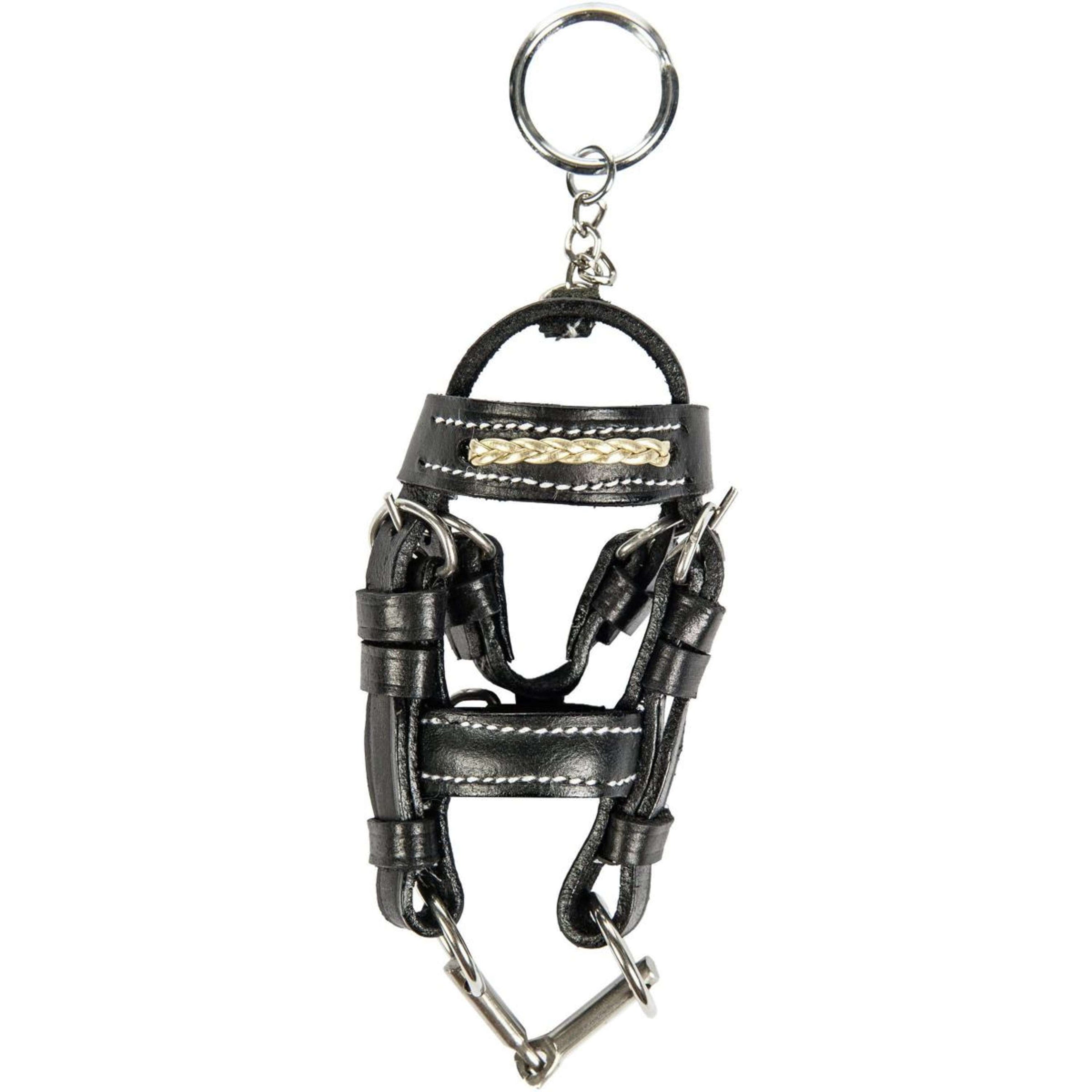 HKM Keychain Mini Bridle Black/Gold