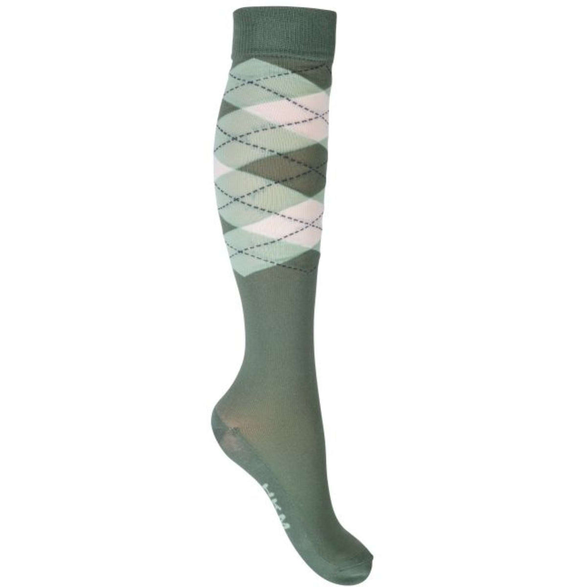 HKM Riding Socks Check Classico Green/Checkered