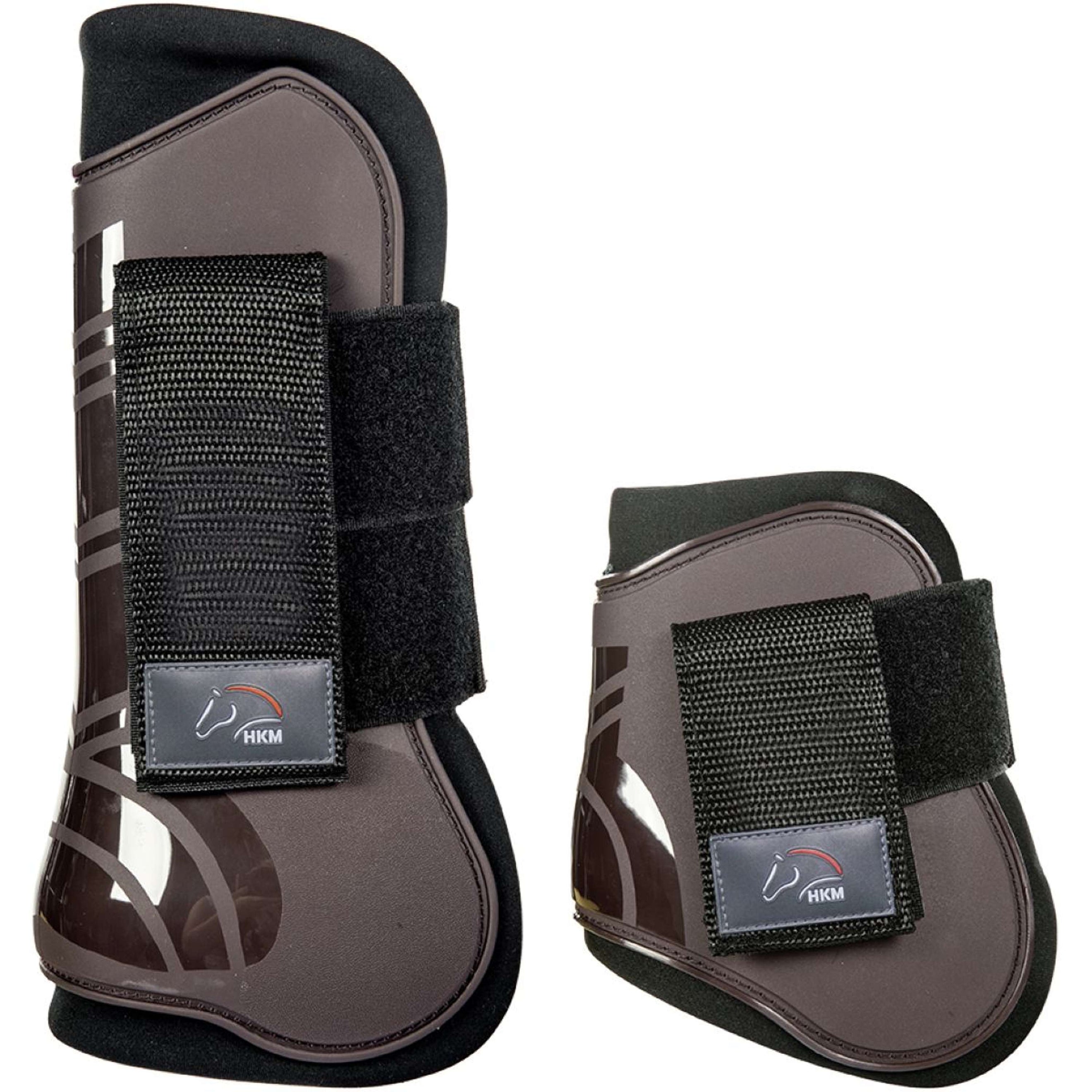 HKM Tendon Protectors & Fetlock Boots dark brown/black HKM Tendon Protectors & Fetlock Boots dark brown/black