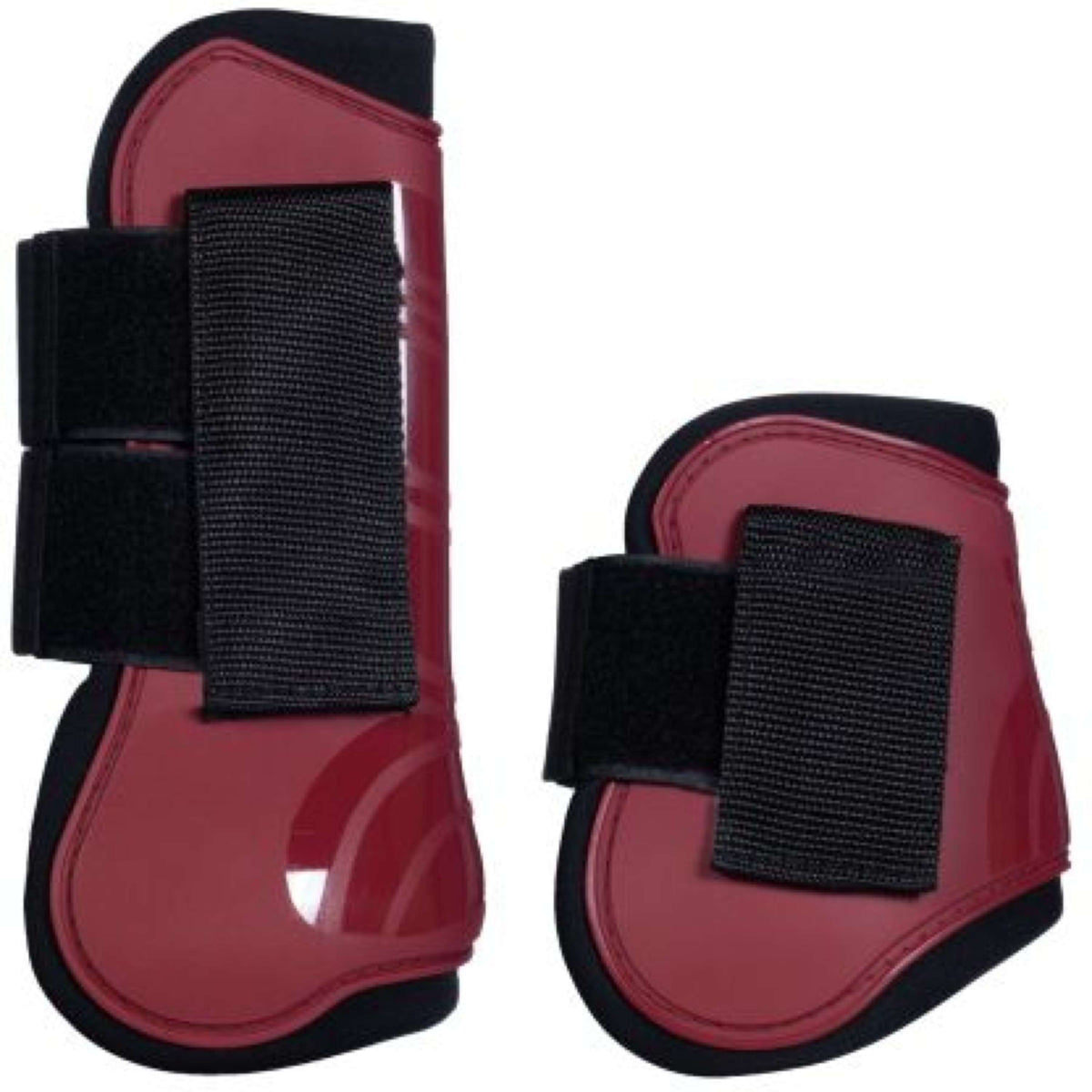 HKM Tendon Protectors & Fetlock Boots WineRed