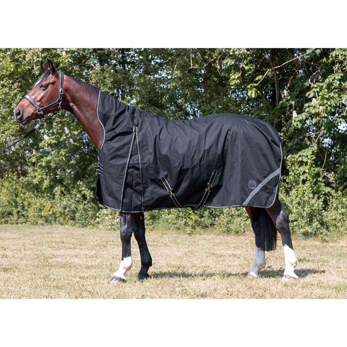 HKM Outdoor Rug Innsbruck Polarfleece Black