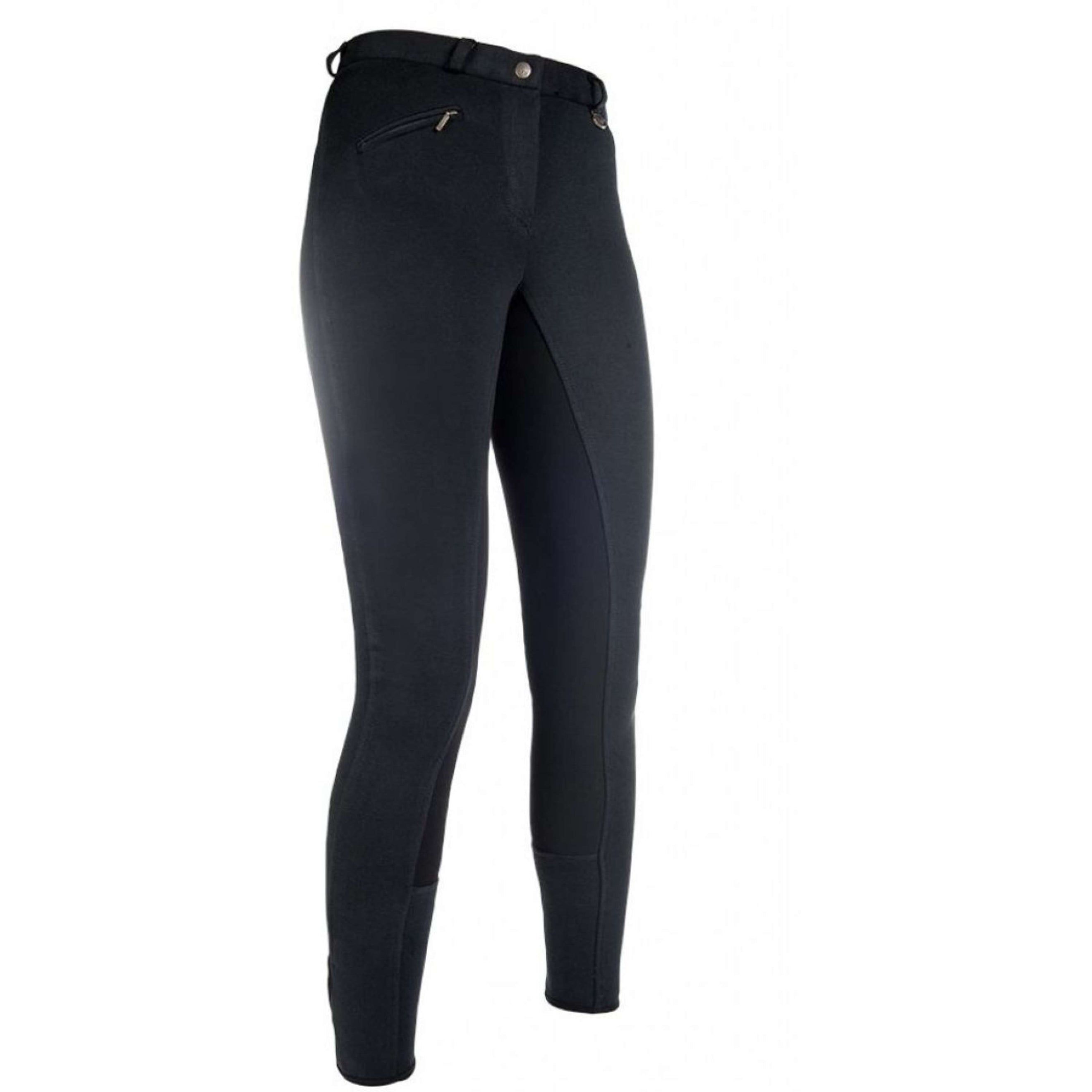 HKM Breeches Basic Belmtex Grip 3/4 Seat Black