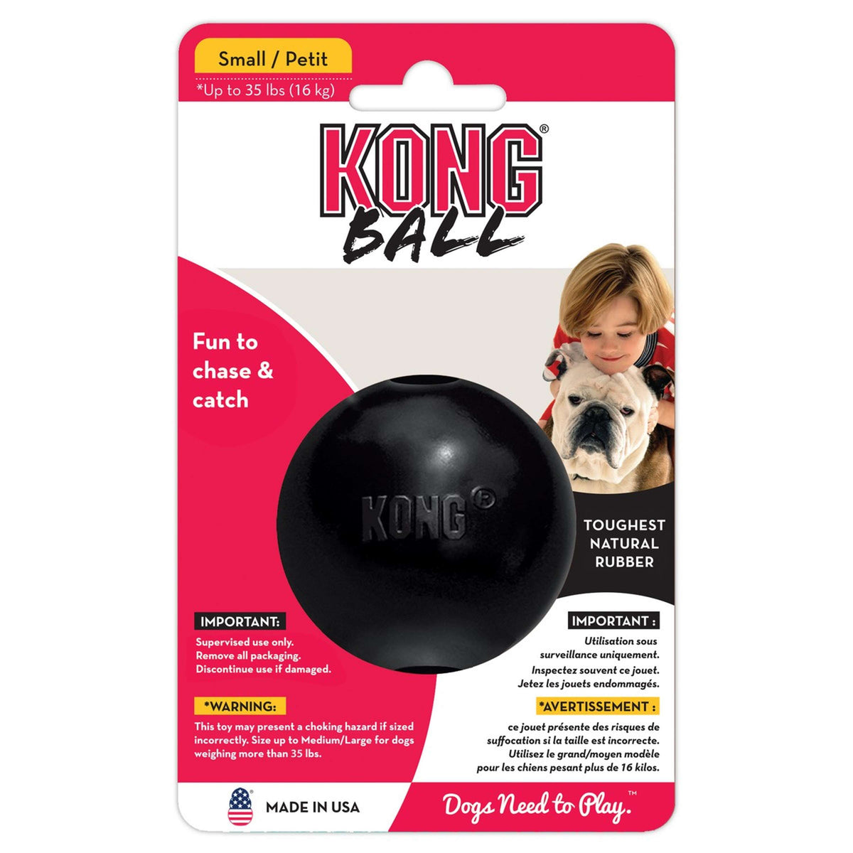 KONG Ball Extreme Black