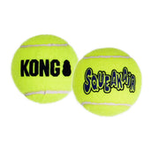 KONG Air Squeaker Tennis Ball Yellow