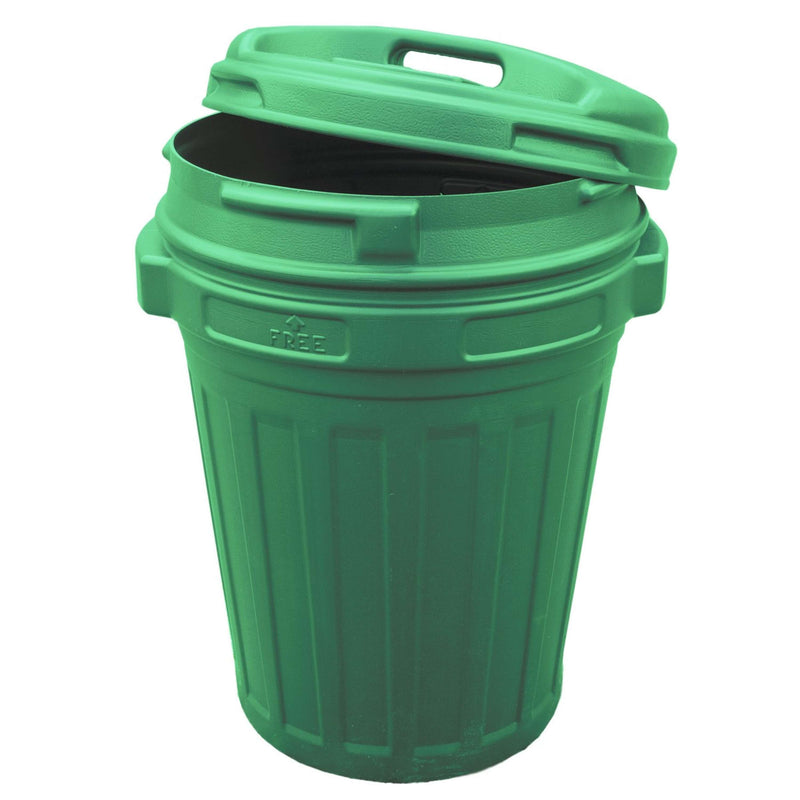 Feed Bucket with Twist Lock 70L Green
