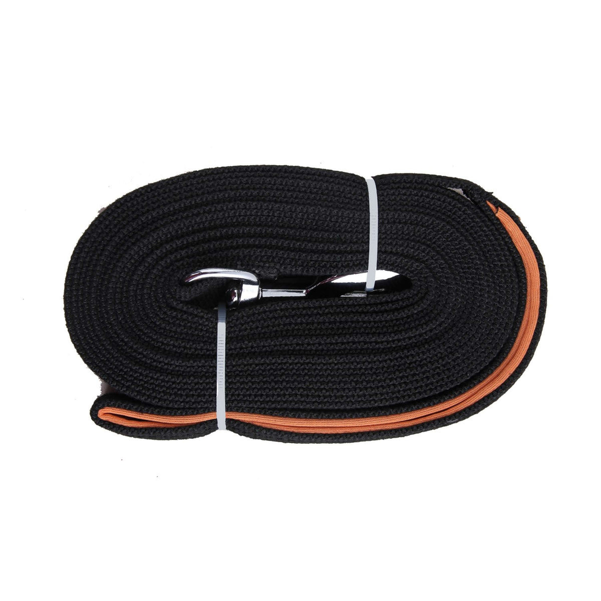 Pawise Flat Leash with Loop Black