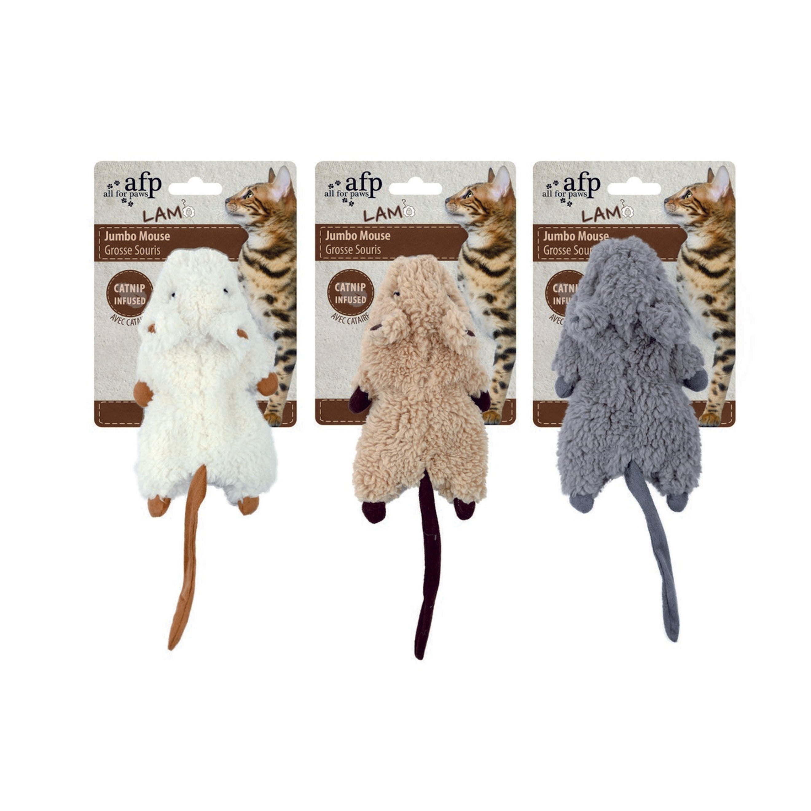 All For Paws Jumbo Cirnckle Catnip Rodent Lambswool