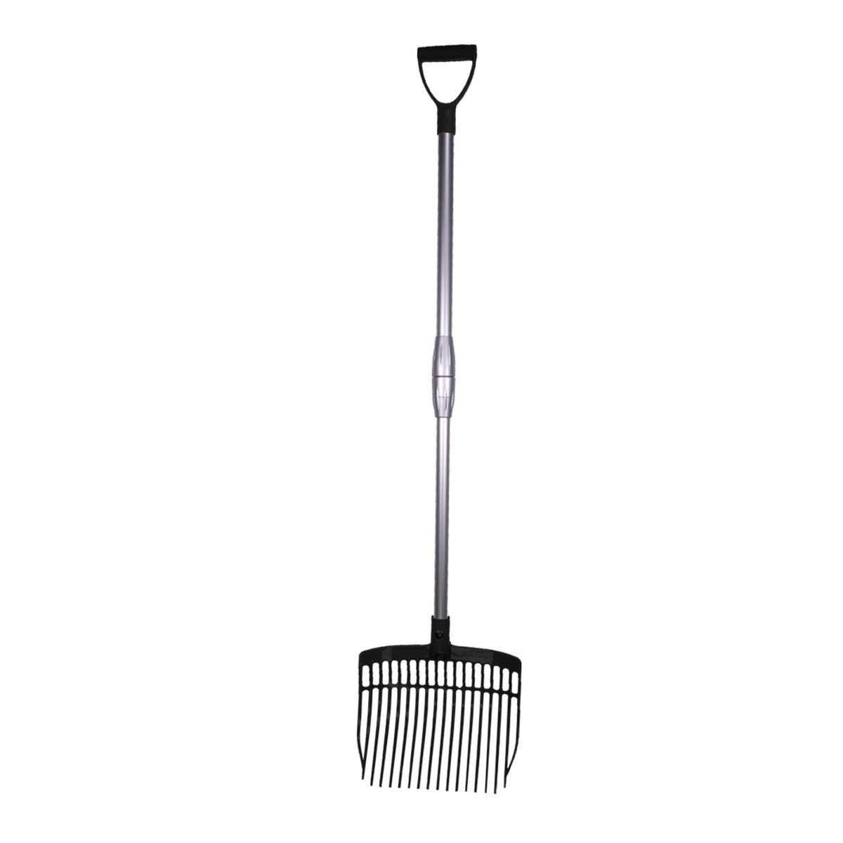 Agradi Manure Fork Plastic with Aluminium Steel Black