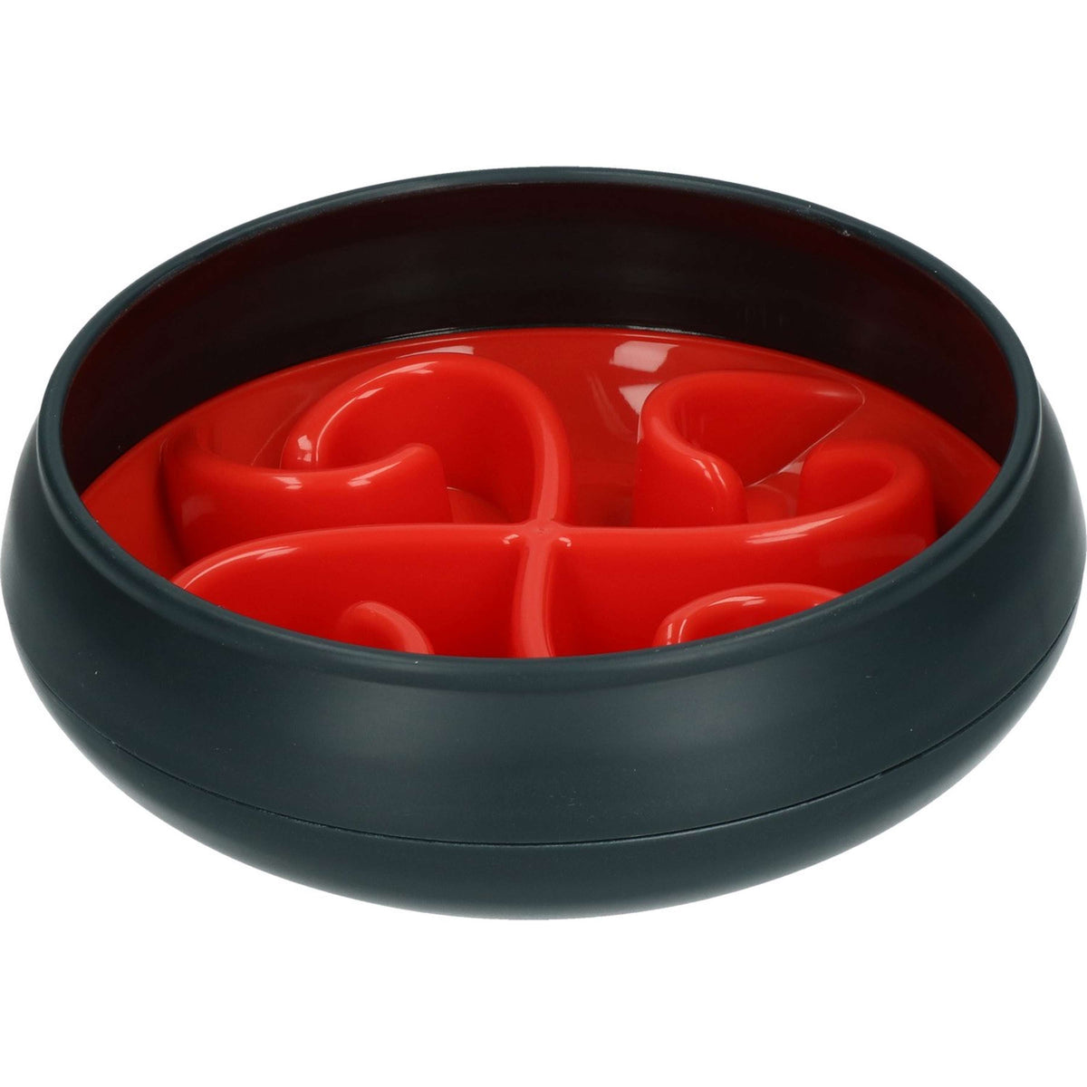 Eat Slow Live Longer Tumble Feeder Red