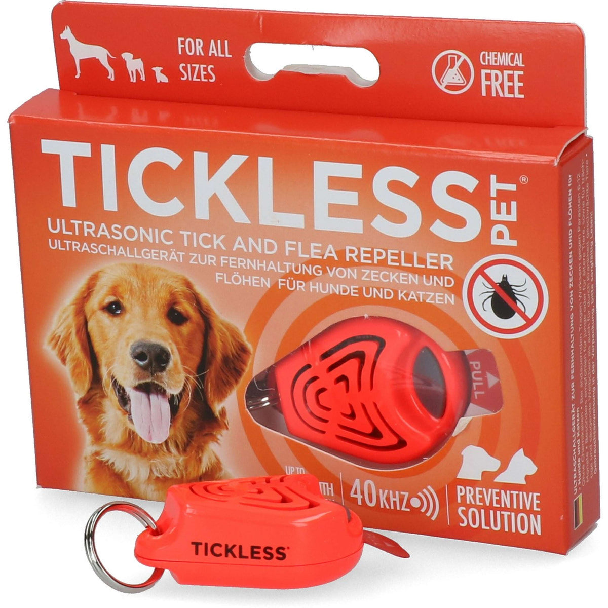 Tickless Anti flea and tick Orange