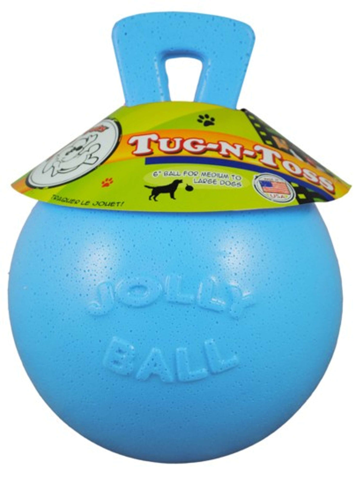 Jolly Ball Tug-n-Toss Baby Blue