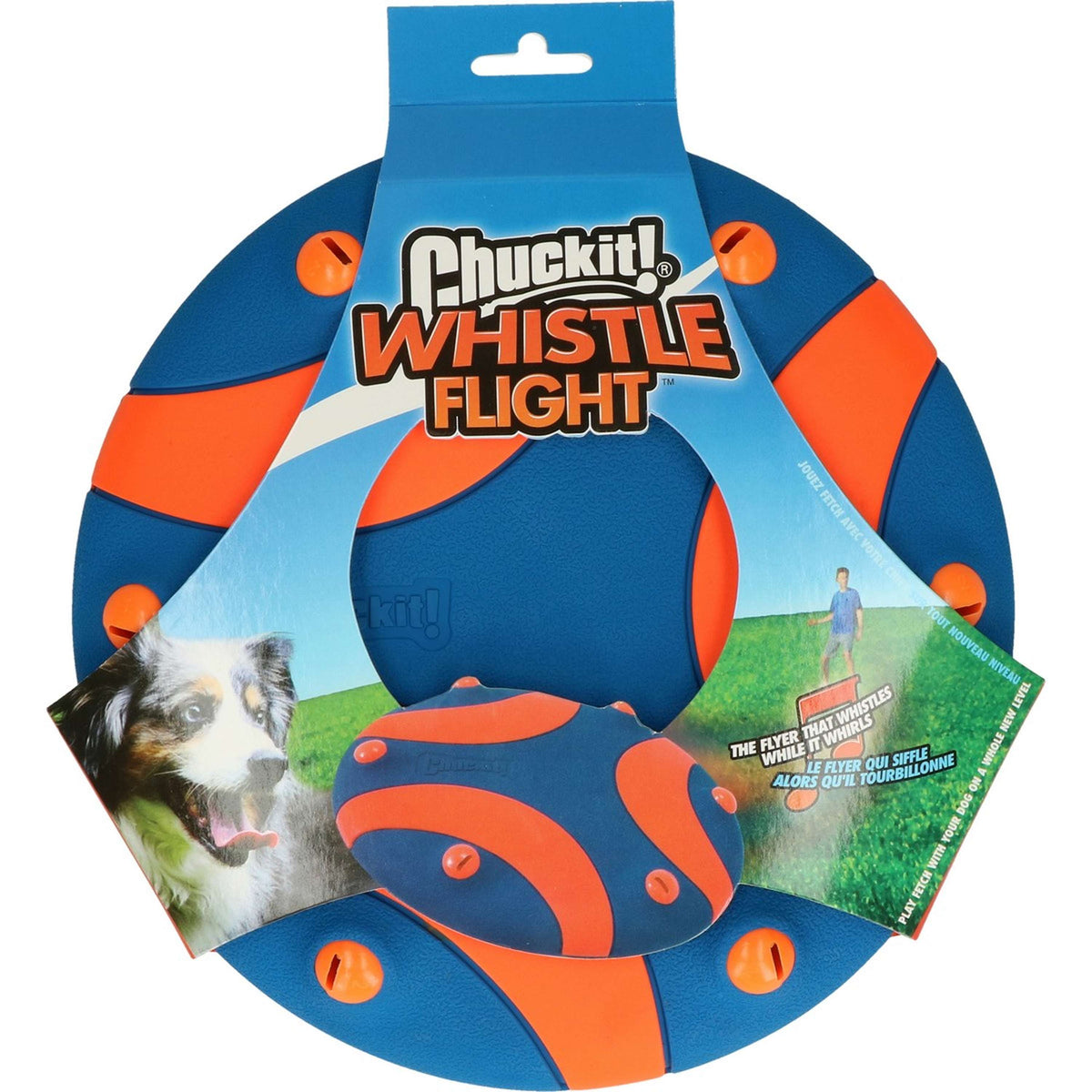 Chuckit Whistle Flight Orange/Blue