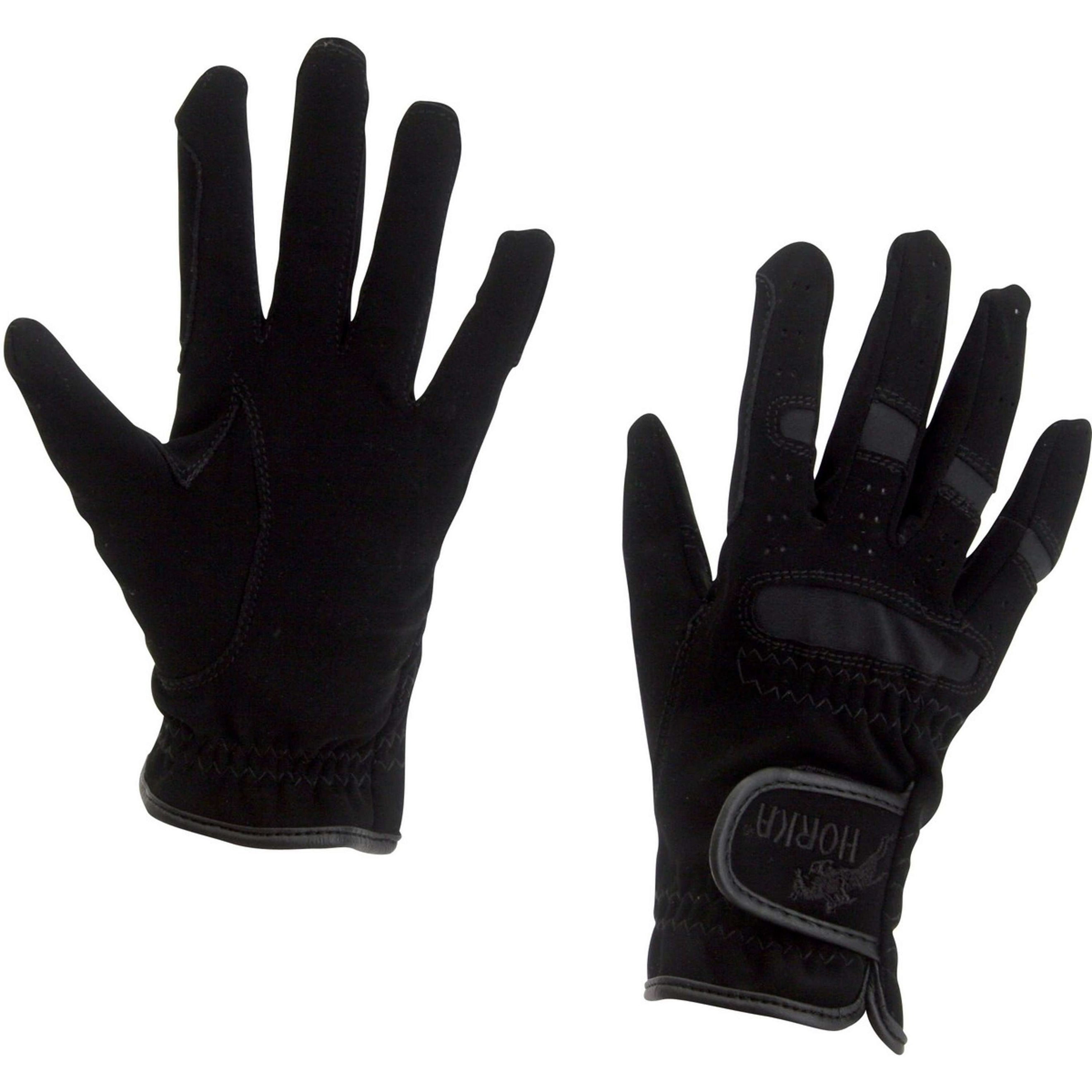 HORKA Riding Gloves Domy Suede Black