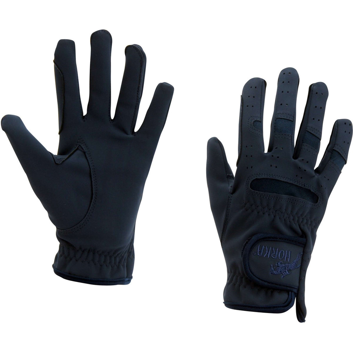 HORKA Riding Gloves Domy Suede Blue