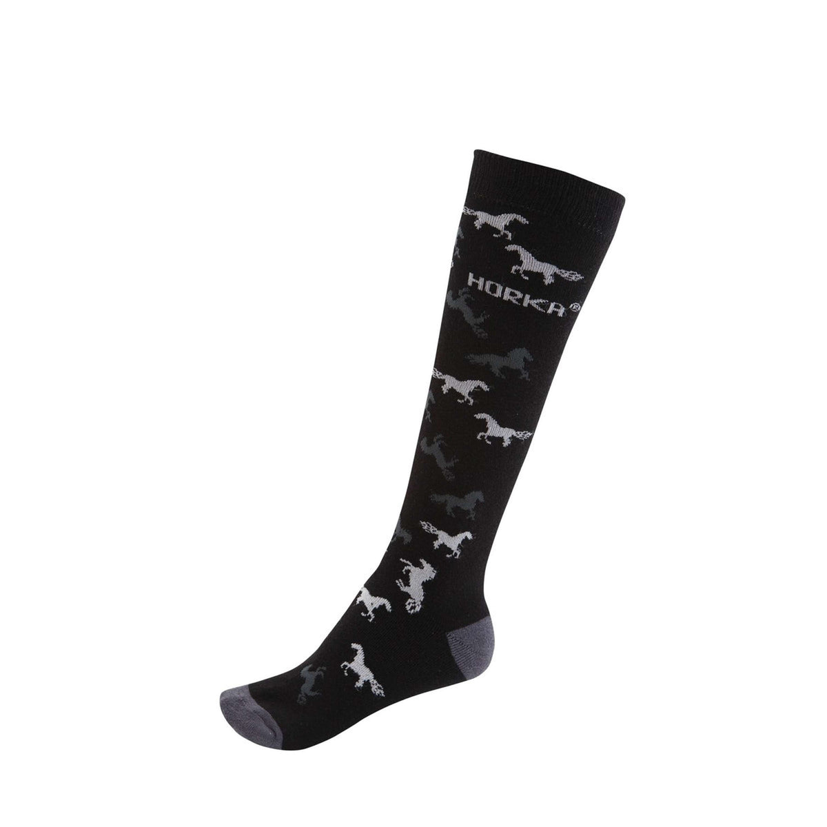 HORKA Socks Horses Black/Grey