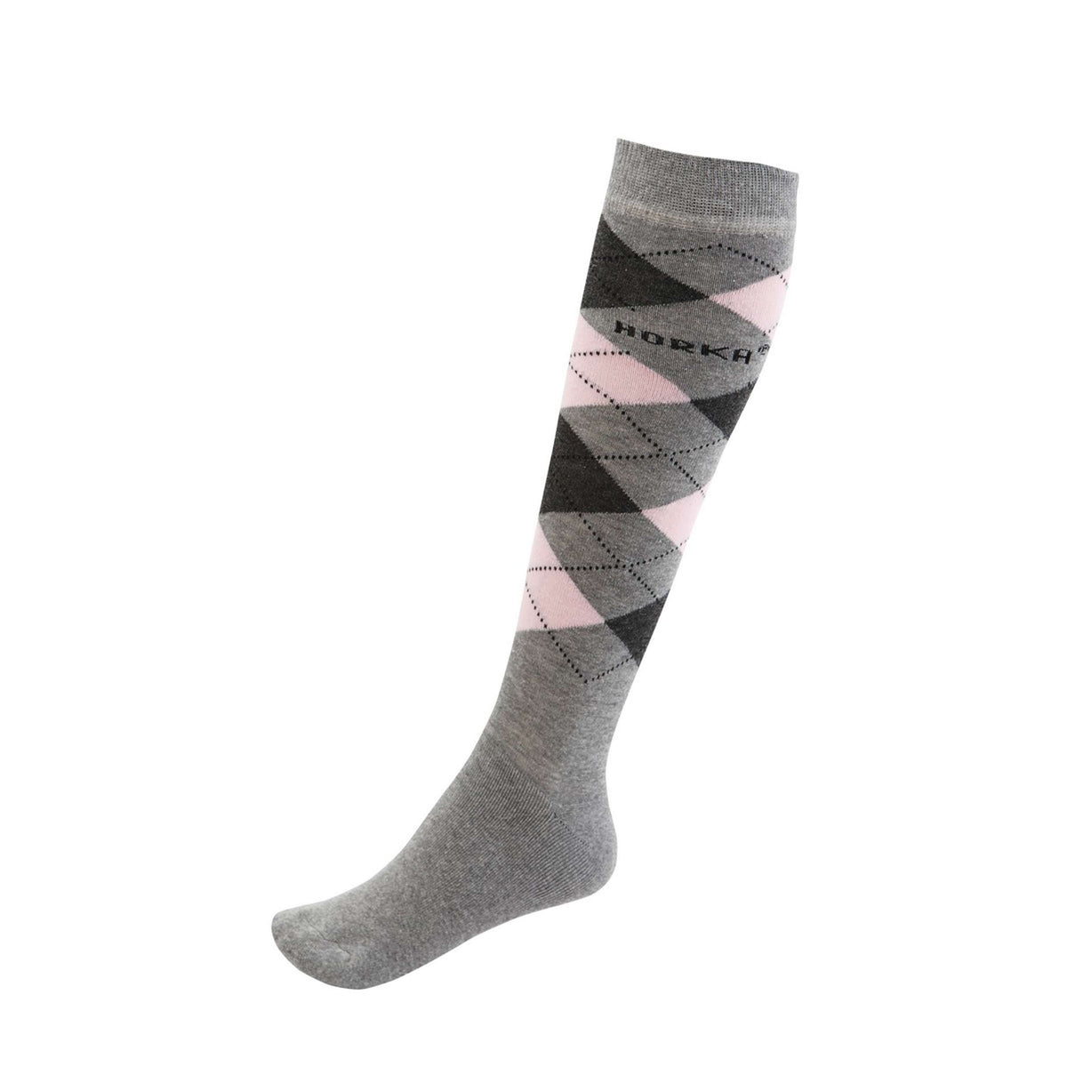 HORKA Socks Diamond Grey/Pink