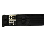 HORKA Dressage Girth Poly Rib Black/Silver