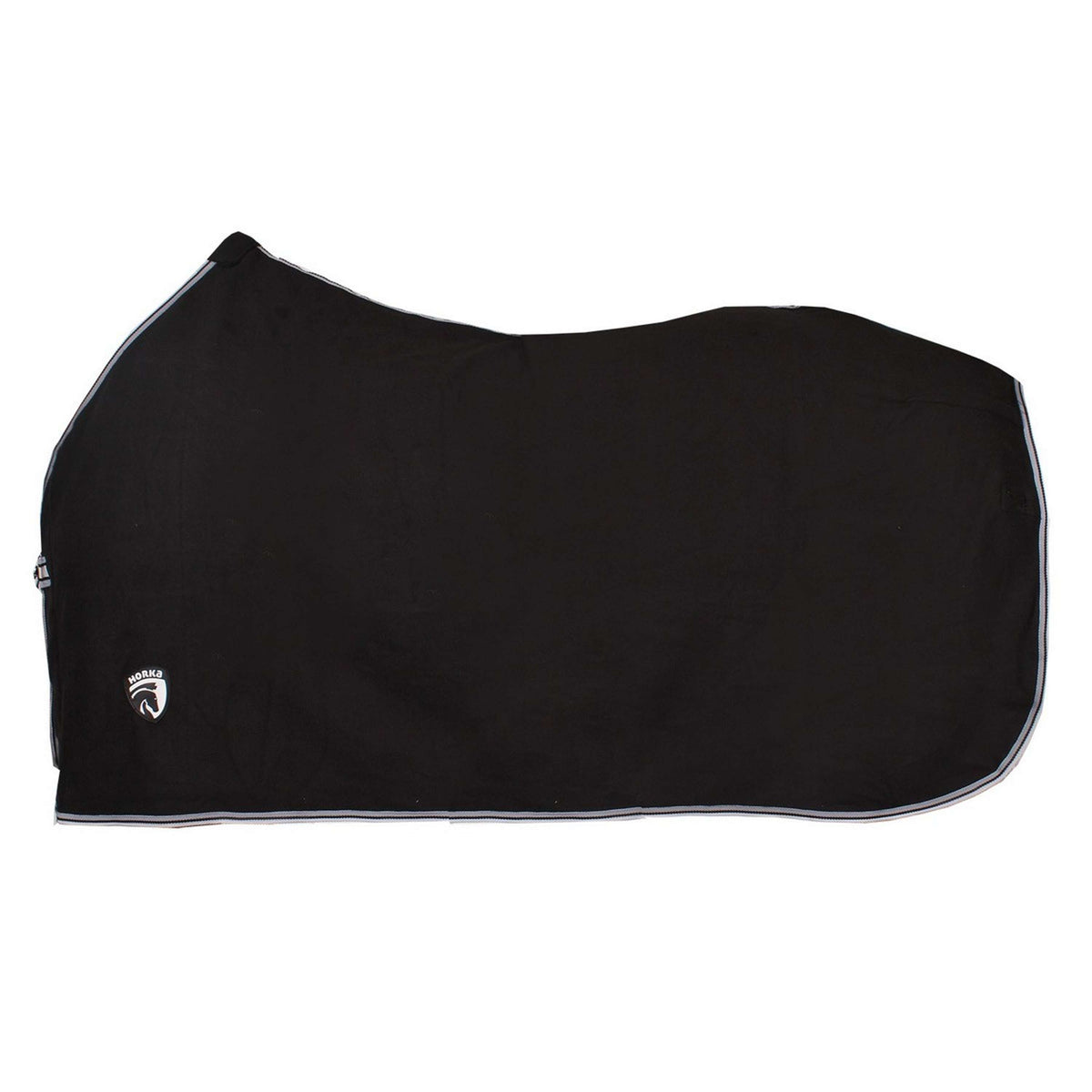 Horka Fleece Rug Polar Black