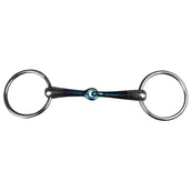 HORKA Jointed Loose Ring Snaffle Sweet Iron 16mm Blue Steel