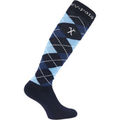 HV Polo Socks Argyle Navy/Air/Navy Melange