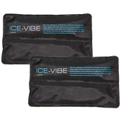 Ice-Vibe Cold Packs Hock 2 Pieces Black/Aqua
